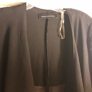 Long trench sheer duster